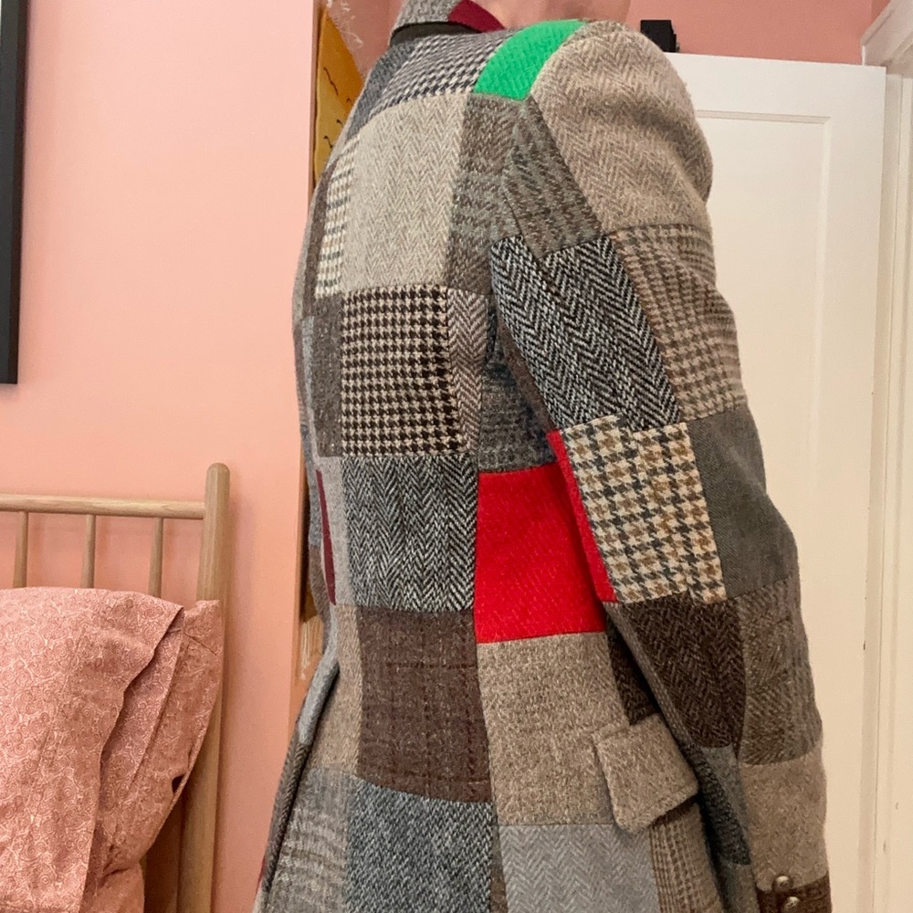 The Andover Shop women’s bespoke patch tweed sport coat SZ 4 IMPOSSIBLY RARE - Picture 9 of 9
